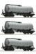 76155 Roco Set of 3  Slurry tank car type Zaes